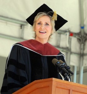 2 Jane Lynch Graduation 2012