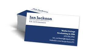 student business cards